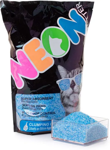Vista 10 de NEON - Arena de gel de sílice para gatos, color rosa