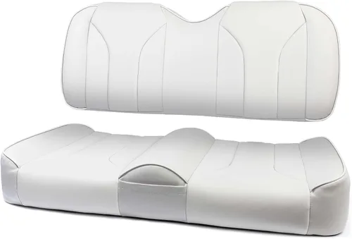 Vista 9 de MODZ® FS2 Custom Golf Cart Asiento Delantero para Yamaha Drive2 - [2017-Up] - [Añadir $40] - Base Blanca - Patrón Cobra