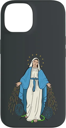 Vista 4 de Nuestra Señora de Gracia - Funda Milagrosa Virgen de la Medalla para iPhone 17
