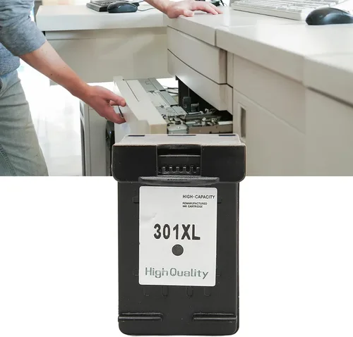 Vista 6 de Cartuchos de tinta de repuesto para HP 301XL, cartuchos de impresión en color negro para Envy para OfficeJet para DeskJet, fácil de instalar