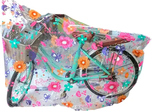 Vista 10 de Funda para bicicleta, bonita funda transparente para almacenamiento al aire libre, impermeable, material Ripstop resistente, protección para todo