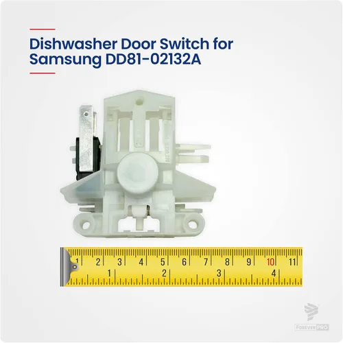 Vista 4 de DD81-02132A Interruptor de pestillo de puerta para lavavajillas Samsung DD81-01629A PS8764558 AP6287051 EAP8764558