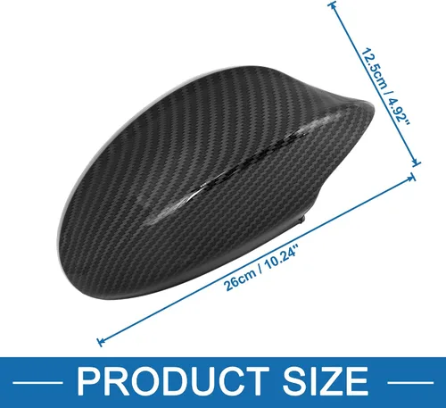Vista 3 de Cubierta del espejo retrovisor 51167135098 51167135097 para BMW 328xi 2007-2008 plástico negro (juego de 2)