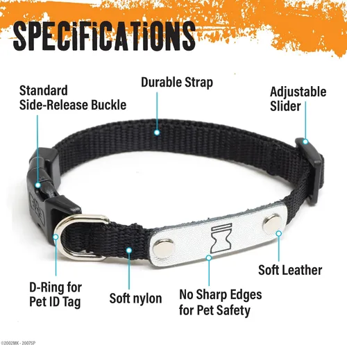 Vista 2 de Collar de perro Naruto para perros grandes, medianos, pequeños y XS: collar para perros de anime con licencia oficial de Naruto Shippuden Arena
