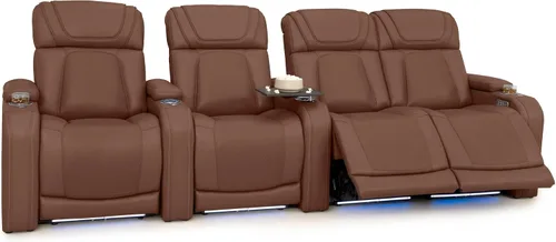 Vista 74 de Seatcraft Caliente Asiento de cine en casa Tabaco Sillón Individual