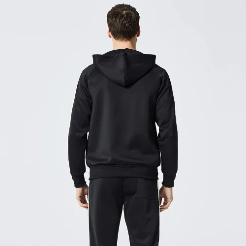 Vista 2 de Chándal deportivo con capucha para hombre, casual, con cierre completo