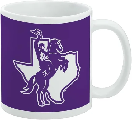 Vista 84 de Taza de cerámica con el logotipo principal de la Universidad Rider, taza de regalo novedosa para café, té y bebidas calientes, 11oz, blanca