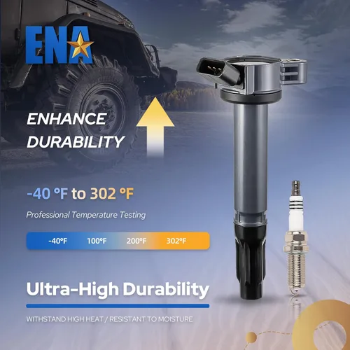Vista 3 de ENA Paquete de 6 bujías de bobina de encendido UF487 3.5 V6 compatible con Lexus Toyota Avalon Highlander Camry Highlander RAV4 Sienna Venza RX450h