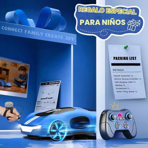Vista 9 de AEROQUEST - Coche de acrobacias RC con control de gestos para niños de 4 a