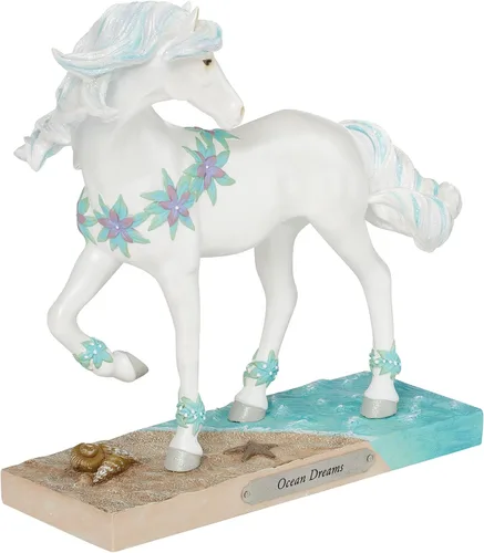 Vista 3 de Enesco The Trail of Painted Ponies Ocean Dream Figurine, 7.5 pulgadas, multicolor