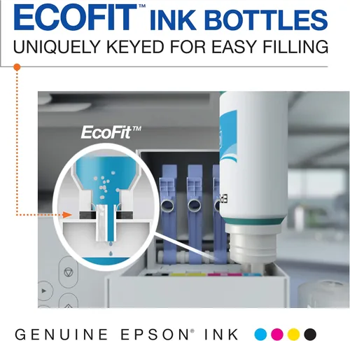 Vista 4 de EPSON 512 EcoTank Ink Botella de ultra alta capacidad negra (T512020-S) Funciona con ET-7700, 7750