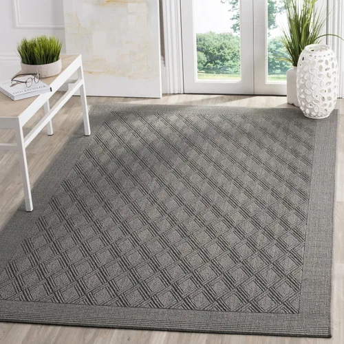 Vista 19 de SAFAVIEH Palm Beach Collection - Alfombra decorativa de 2 x 3 pies, diseño de ceniza, sisal y yute, ideal para zonas de alto tráfico en entrada
