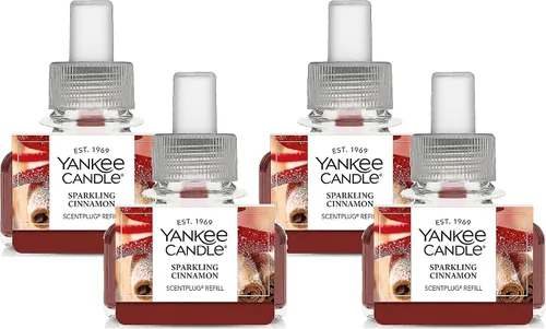 Vista 7 de Yankee Candle ScentPlug - Recambio (2.5 onzas (paquete de 4), calabaza de manzana)