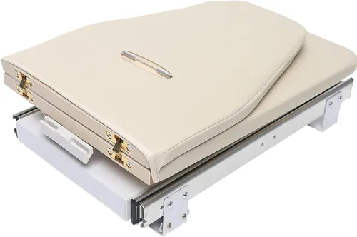 Vista 7 de Tabla de planchar retráctil, rotación de 180°, mesa de planchar extraíble fácil de instalar, estación de planchado plegable para lavandería