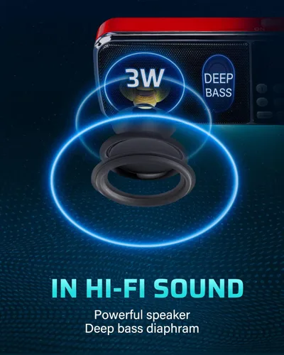 Vista 6 de Radio de bolsillo 985 con auriculares + 189 radio pequeña Bluetooth