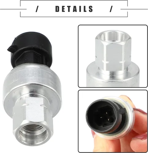 Vista 7 de Motoforti Sensor de presión del refrigerador de aire acondicionado, para Chevrolet Traverse LS LT LTZ 3.6L V6 - Gas 2009-2016, metal, 13587668, tono