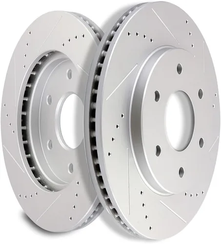 Vista 51 de SCITOO Rotores de freno traseros, 2 kits de frenos para Acura Integra 1990-2001, Honda Civic 1992-1995 1999-2000, para Civic del Sol 1993-1997, CRX