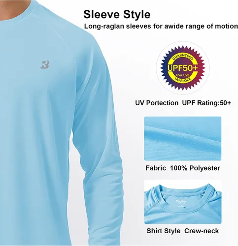 Vista 4 de Roadbox FPU 50+ Camisas de pesca para hombres manga larga, protección solar contra rayos UV.