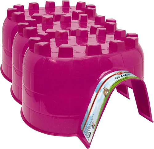 Vista 7 de Kaytee Igloo Habitat Escondite para hámsters, jerbos, ratas y otros animales pequeños, mini
