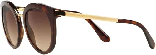 Vista 3 de Dolce & Gabbana DG4268-502/13 Gafas de Sol HAVANA w/LIGHT & DARK BROWN GRADIENT 2.047 in, Habana