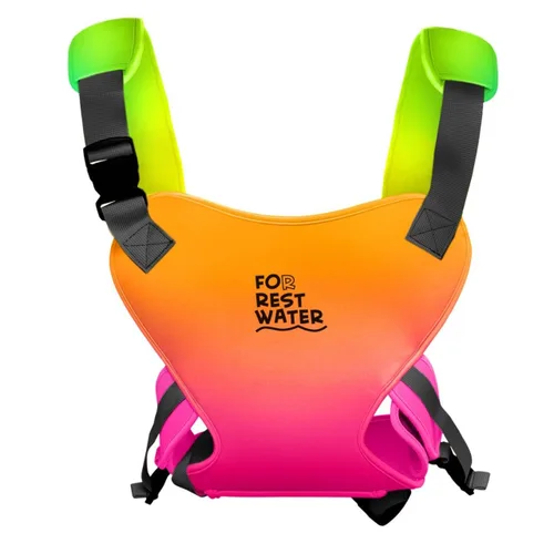 Vista 16 de Portabebés ergonómico de neopreno prémium para agua cálida y segura y diversión en la tierra (4-24 meses) - Arnés ajustable para bebés y niños