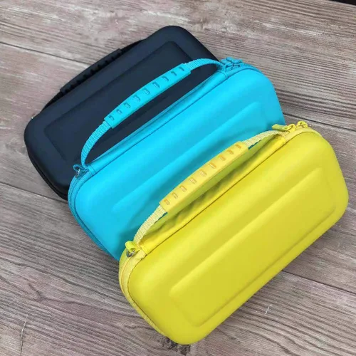 Vista 9 de Orzly Carry Case for Nintendo Switch Lite - Portable Travel Carry Case with storage for Switch Lite Games & Accessories [Solid Black]