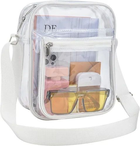 Vista 14 de USPECLARE Clear Bag for Stadium Events Clear Messenger Bag for Men and Women