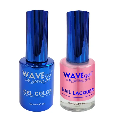 Vista 97 de WAVEGEL - Juego dúo de gel y esmalte de uñas a juego - Colección Royal - #001 ¡Blanco sobre blanco! I 0.5 onzas