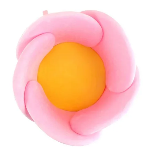 Vista 3 de Cojín de baño para bebé, cojín de loto, pétalo de bañera, tapete para bañera para recién nacido, soporte para asiento de bañera, tumbona de flores