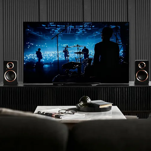 Vista 8 de Acoustic Panels Pack of 4, Sound Proof Foam Panels for Walls, Noise Sound Dampening Foam with Media Room Home Office Recording Room, Black, 48 x 24
