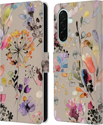 Vista 133 de Head Case Designs Officially Licensed Ninola Beige Wild Grasses Leather Wallet Case Compatible with Samsung Galaxy A07 4G