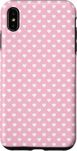 Vista 11 de Hearts Pattern Light Pink White Valentine Case for iPhone 17