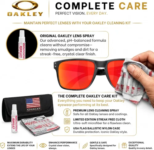 Vista 4 de Oakley HOLBROOK XXL OO9487 Rectangle Sunglasses With Official Eyewear Kit