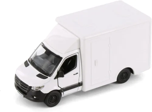 Vista 2 de KiNSMART - Mercedes-Benz Sprinter Cargo Van 1:48 O Escala 5" Modelo de Metal Fundido a Presión Furgoneta de juguete, acción de tracción (4 juegos)