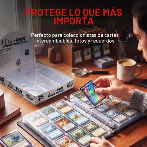 Vista 3 de Ultra Pro Silver Series 9 páginas de bolsillo (paquete de 25 unidades)