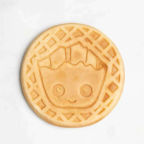 Vista 5 de Uncanny Brands - Mini Fabricante de gofres de Groot - Cocina con tu personaje favorito de GOTG