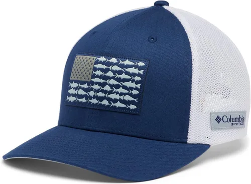 Vista 64 de Columbia Gorra de Béisbol de Malla con Logotipo PFG Unisex para Adultos