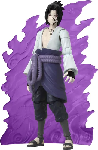 Vista 3 de Anime Heroes Bandai 6.7 in Naruto Sasuke Uchiha Figura de acción - Figura