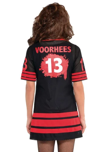Vista 2 de Disfraz de Jersey de Jason para Mujer de Viernes 13 Multicolor