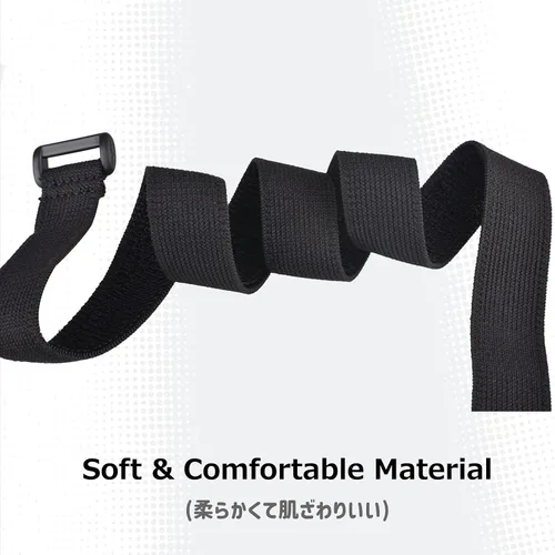Vista 5 de Azarxis Correas de cincha con hebilla resistente, reutilizable y duradera, correa elástica para sujetar cables de extensión, cuerdas, mangueras