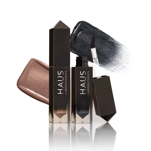Vista 8 de HAUS LABORATORIES por Lady Gaga: Juego de sombras de ojos líquidas Glam Attack, sombras de ojos pigmentadas en juegos brillantes y metálicos