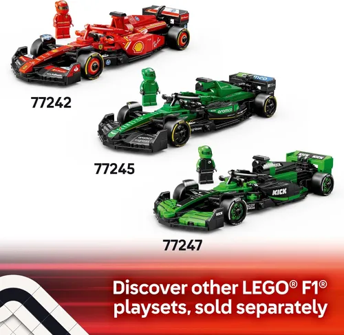 Vista 7 de LEGO Speed Champions Williams Racing FW46 F1 - Juego de construcción para niños, niños y niñas, a partir de 10 años, auto de juguete para fanáticos