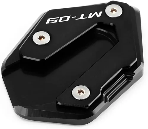 Vista 8 de Placa de soporte de extensión lateral de motocicleta compatible con Yamaha MT-09 / SP 2015-2021 2022 2023 2024 2025 Soporte de almohadilla de pie
