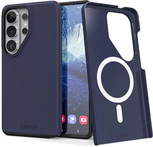 Vista 28 de Crave Dual Guard para Samsung Galaxy S22 Ultra, Verde bosque, Funda para teléfono celular, Protección a prueba de golpes, Doble capa, TPU/PC