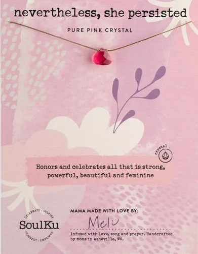 Vista 17 de SOULKU Collar de cristal, joyería de cristal curativo hecha a mano, joyería inspiradora para mujeres, cristal de corte de 0.32 x 0.315 pulgadas