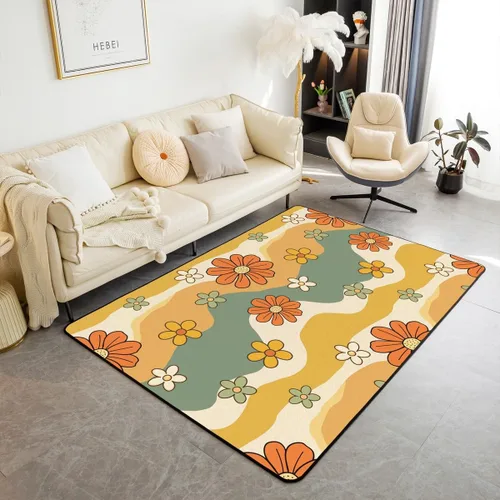 Vista 17 de Erosebridal Alfombras Deportivas de Área para Niños 1.49 m x 1 m, Alfombra Antideslizante de Béisbol, Fútbol, Baloncesto, Alfombra Deportiva