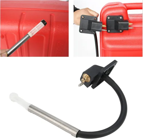 Vista 2 de Conector de tanque de combustible para barco, montaje de plástico y metal, conector de tanque de combustible marino, portátil, 12L 24L, accesorio