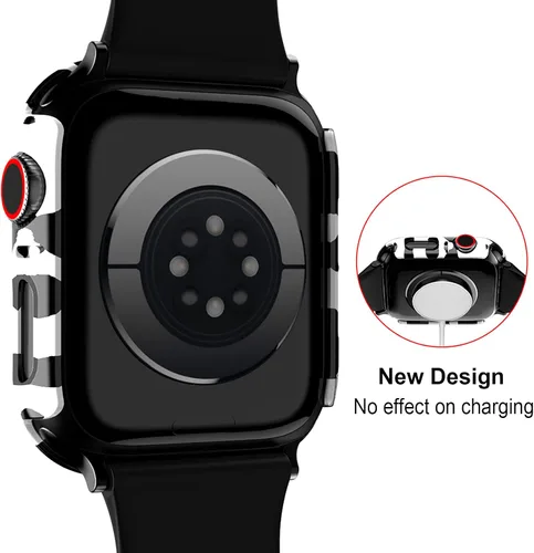 Vista 3 de Funda protectora compatible con Apple Watch de 1.575 pulgadas (1.575 in), SE Series 6, 5, 4, bonita funda protectora con estampado de vaca