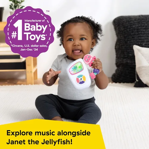 Vista 3 de Baby Einstein Ocean Explorers Take Along Tunes - Juguete musical Jammin Janet, a partir de 3 meses