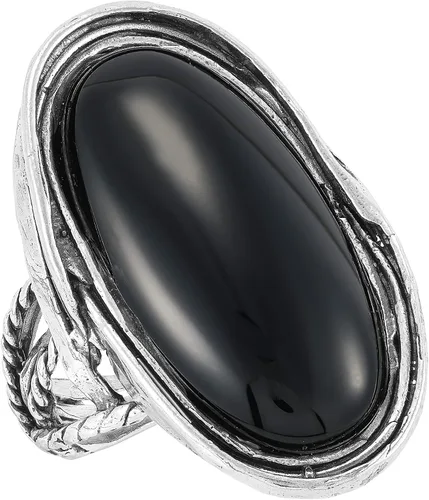 Vista 2 de Silpada Anillo de ónix de plata de ley "Black Beauty", Plata de ley